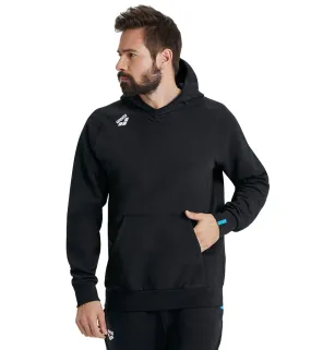 Arena Unisex Team Panel Pullover Hoodie Black