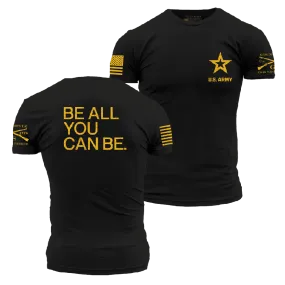 Army Be All You Can Be T-Shirt - Black