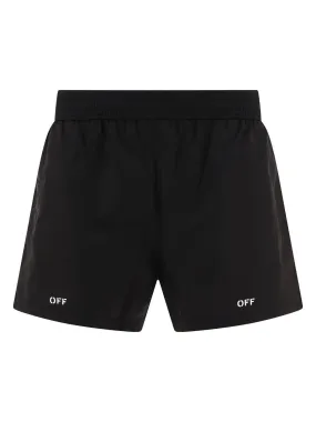 "OFF STAMP" SWIM SHORTS